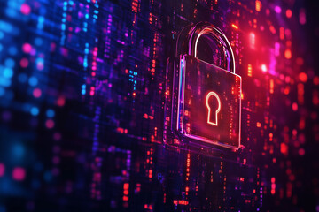 Network data protection background, conections cyberspace, representing tecnology information security