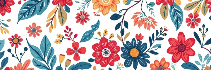 Botanical Symphony: A Kaleidoscope of Patterns and Hues
