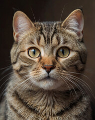 Close-up portrait of cute cat