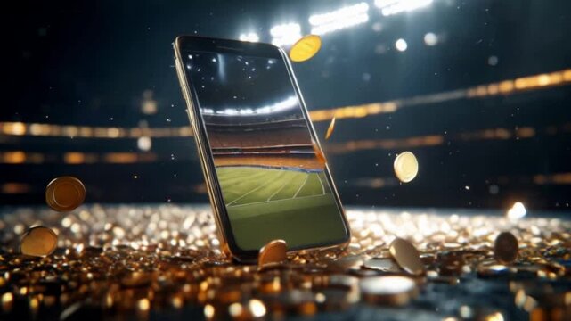 View players immersed in a thrilling football match while enjoying virtual betting opportunities. The energetic atmosphere encourages digital engagement and excitement.