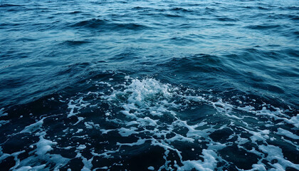 Fototapeta premium Experience The Sea Through Wordsthe Serene Power Of Ocean Background