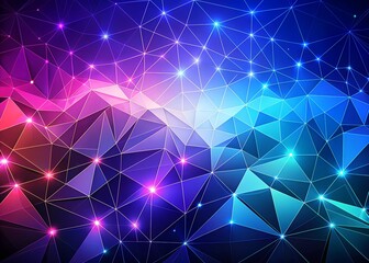 abstract blue background with triangles