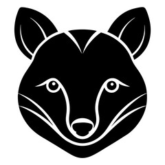 vector illustration of a cartoon head of a horse