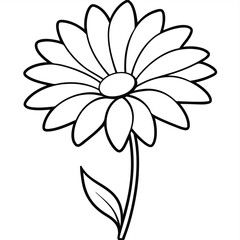 A stylized floral design with curved lines and circular shapes.
