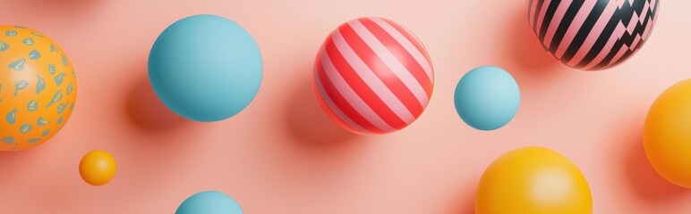 Simple and modern mockup background with space for text decorated with vibrant humor patterns, soft floating shadows, and a polished clean appeal for April Fools Day