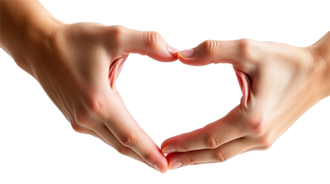 hands holding heart