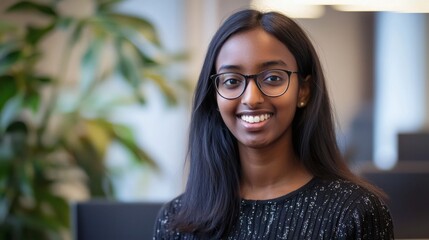 Smiling Young Woman Portrait Professional Headshot