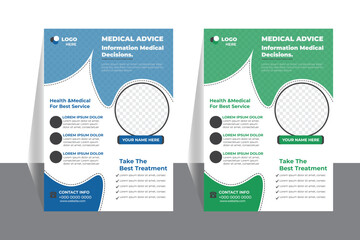 Modern Medical Flayer Design.