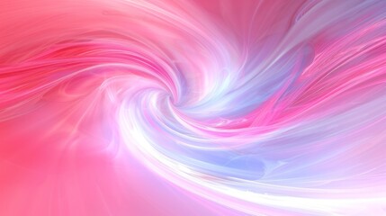 Fototapeta premium Abstract Pink and Blue Swirl: A Dreamy Digital Artwork