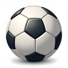 soccer ball isolated on white