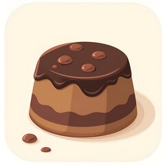 Chocolate Cake Illustration