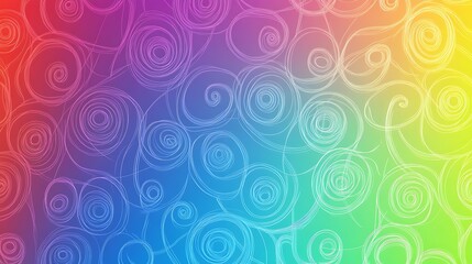 Colorful swirl pattern background