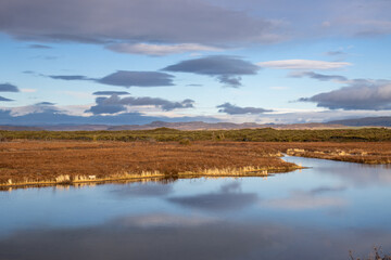 Landscape with a river, Kudafljot, Iceland