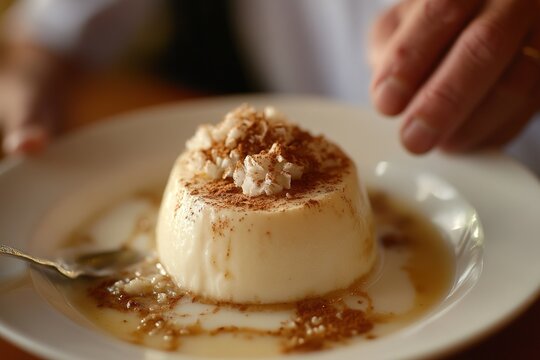 In Puerto Rico, tembleque, a coconut milk pudding flavored with cinnamon, is a smooth and creamy treat served during Christmas in San Juan