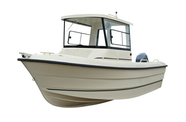 Motor boat for the fishing