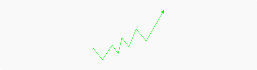 Infographic Line Chart ,graph simple icons set. Vector illustration