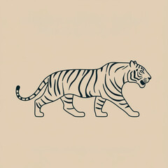 Naklejka premium tiger vector illustration