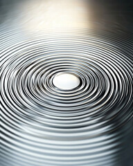 Obraz premium Gentle Ripples in Water Creating Symmetrical Patterns and Natural Reflections under Soft Light