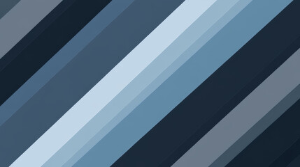 Fototapeta premium Diagonal stripes of varying blue shades.