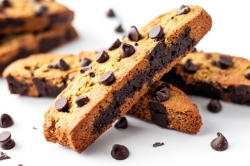 Fototapeta premium Freshly baked cookies on a table, perfect for snacking or sharing