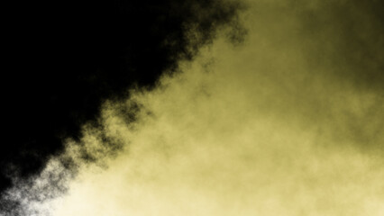 golden smoke. Gold clouds abstract background	