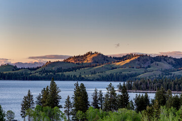 Wild Horse Island in Flathead Lake near Polson, Montana, USA.