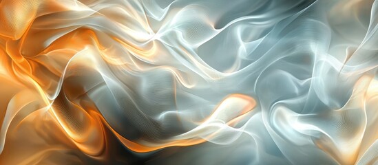 Obraz premium Ultra-modern mockup background with space for text, decorated with dynamic swirling patterns, and a cheerful energetic atmosphere