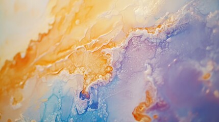 Abstract Art Background with Soft Colors and Fluid Patterns