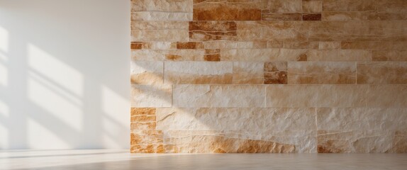 Natural Stone Wall Texture with Rich Color Variations for Background Design.