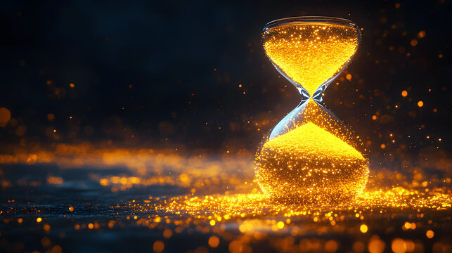 Abstract Representation of Time with Hourglass