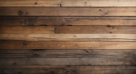 Obraz premium Rustic Wood Planks Background with Varied Tones and Textures