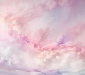 Fototapeta premium Delicate watercolor background with a soft pastel wash, artistic, hazy