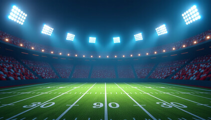 super bowl sporty sunday backdrop design includes empty space text match modern football theme