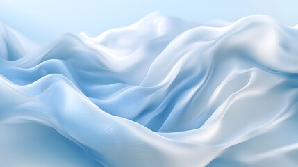 Obraz premium Smooth gradient from sky blue to white with a soft cloud-like texture in the background.