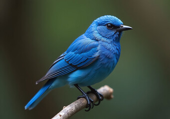 vibrant blue bird charm captured ultra high definition image striking