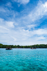 Weh Island, Pulau Weh, sea and beach landscape at Iboih Beach in Aceh, Indonesia