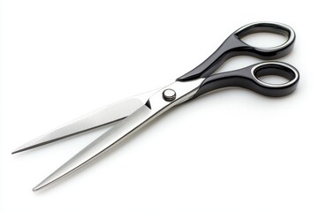 Obraz premium Scissors closed isolated on white background