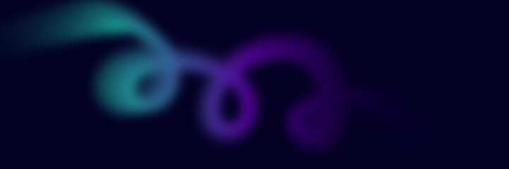 Dark blue and purple grainy abstract background with a bright, glowing color gradient and noise texture. This dynamic design is perfect for banner, poster, header, or cover designs,