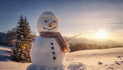 Obraz premium Winter christmas themed realistic picture