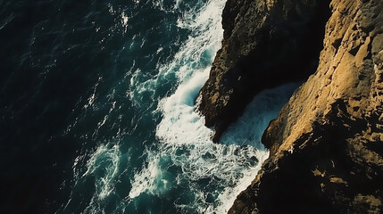 The ocean is calm and the waves are small