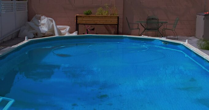 Time Lapse Of Pool Vacuume