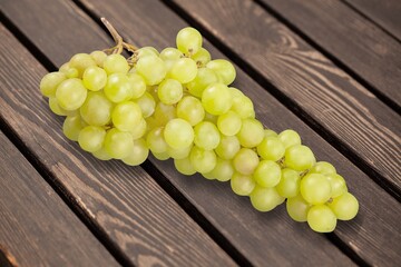 Fototapeta premium Fresh tasty sweet ripe Grapes on desk