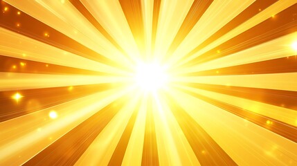 Obraz premium Golden rays burst background