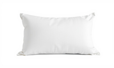 soft, white pillow mockup ideal for showcasing designs or branding. Perfect for home decor, interior design, or product presentations