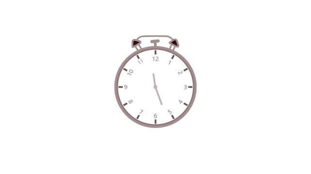 Circular clock on the background,Round wall clock on a white background. It is isolated, the worker of paths is present.Clock icon. World time concept. Business background.