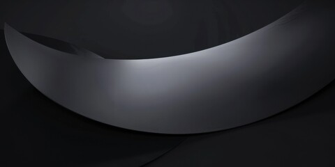 An elegant and serene minimalist visual on a jet-black background, Isolated fine arcs and delicate patterns centrally placed, Modern minimalist style