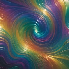 Obraz premium A colorful whirlwind of swirl