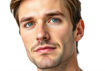 Fototapeta premium Male portrait with neutral expression