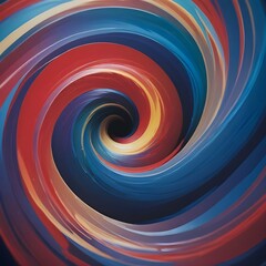 Obraz premium A colorful whirlwind of swirl