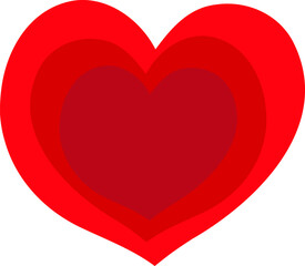 Heart shape symbol ,Heart icon, Heart icon for Valentine's day
